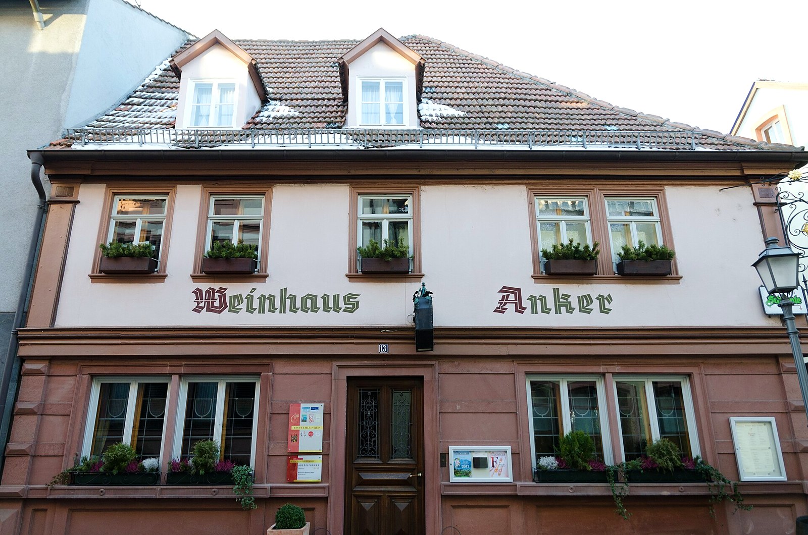 Weinhaus Anker — historical exterior photograph